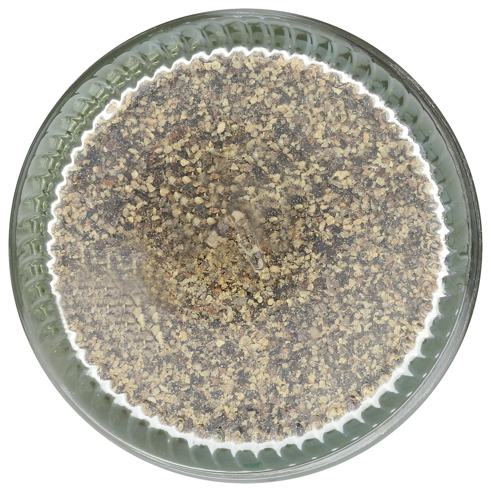 Frontier Co-op pepper brand label on a jar ready for cooking.