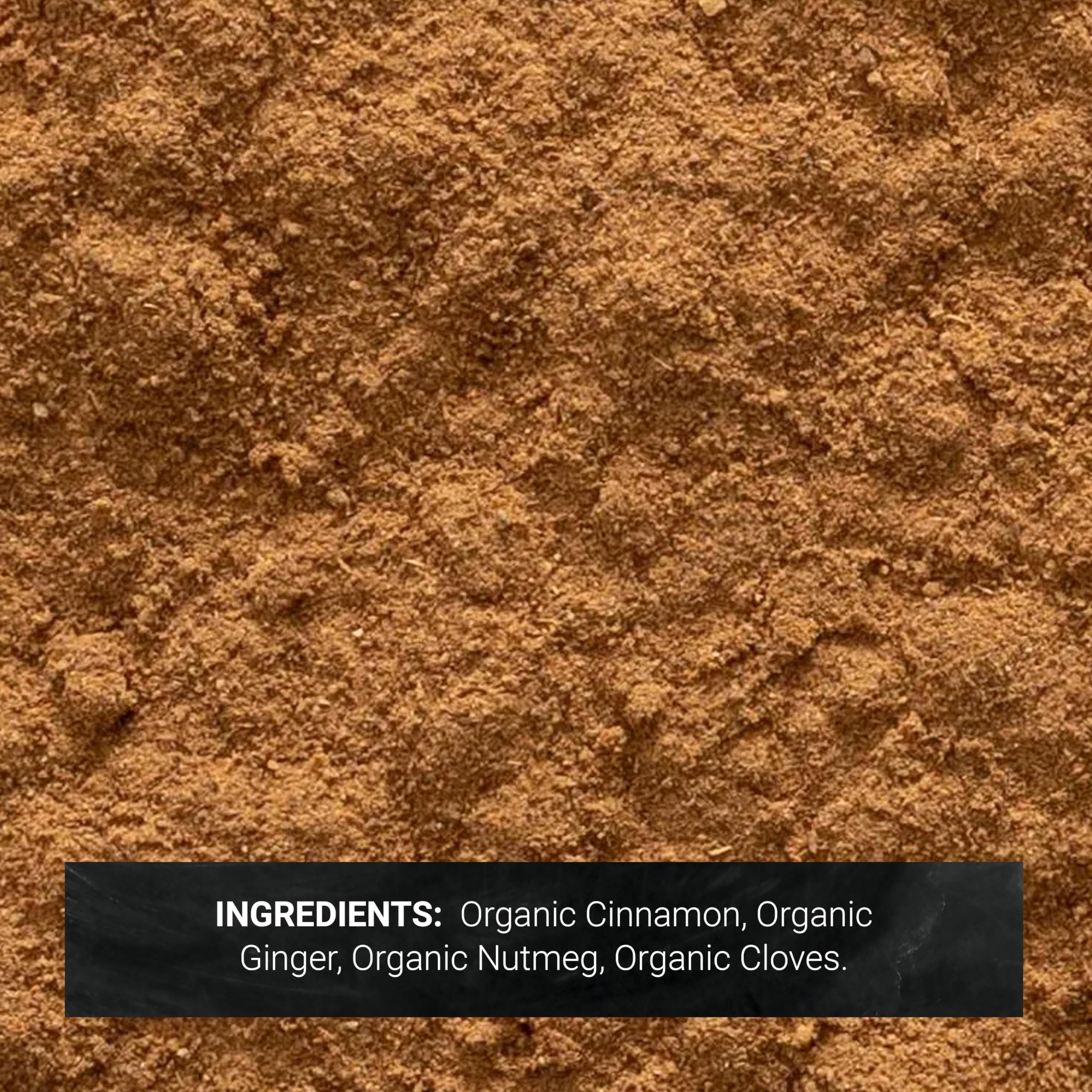 Frontier Co-op Pumpkin Pie Spice jar label highlights the organic blend for baking and desserts.
