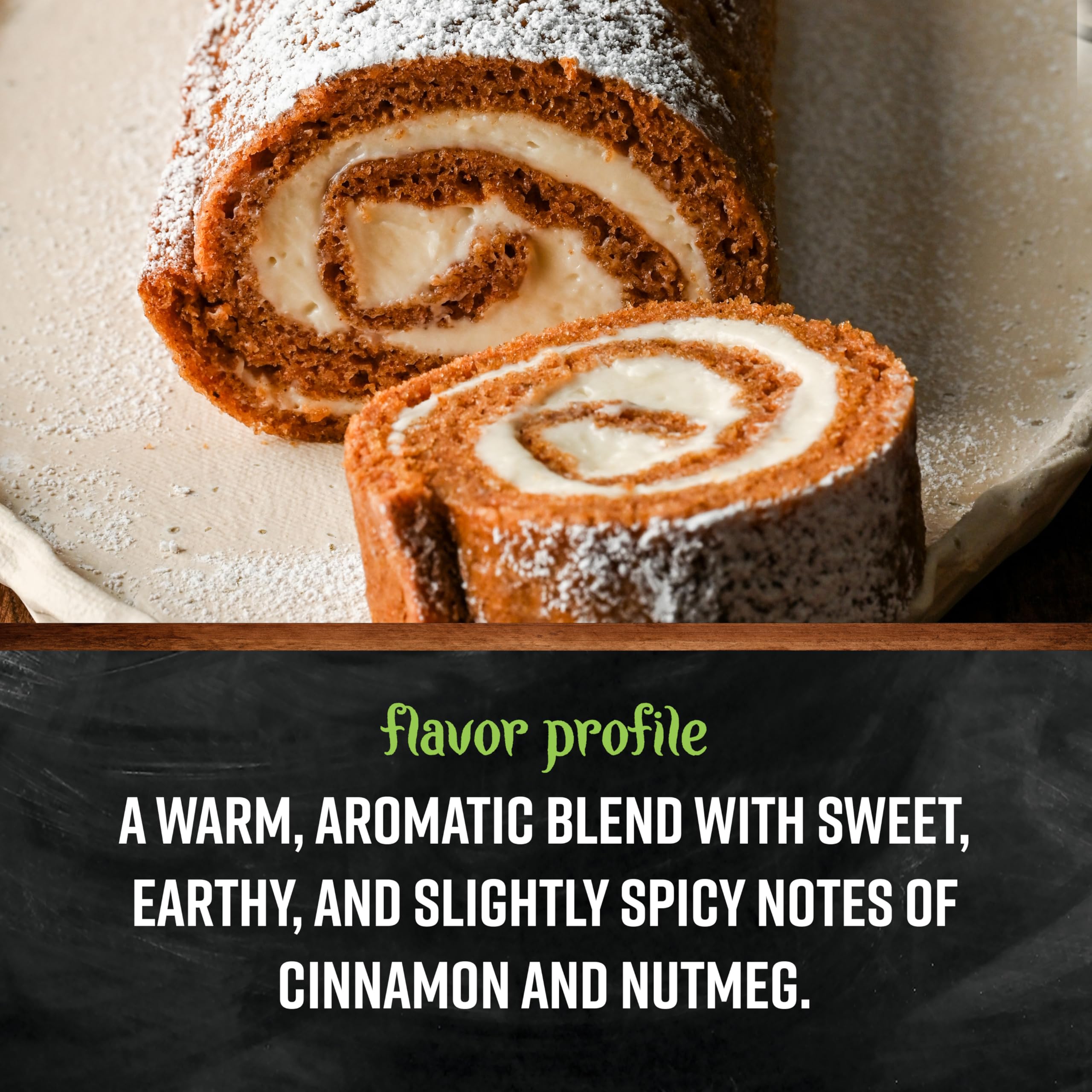 Frontier Co-op Pumpkin Pie Spice kitchen scene evokes warm, autumn-inspired treats.