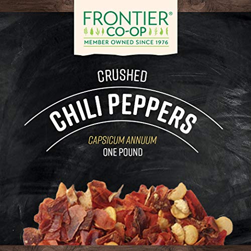 Frontier Co-op Red Chili Flakes crushed pepper deliver bold kick for sauces