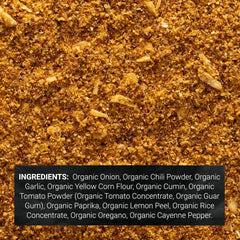 Tacos prepared with Frontier Co-op Salt-Free Taco Seasoning for a flavorful meal