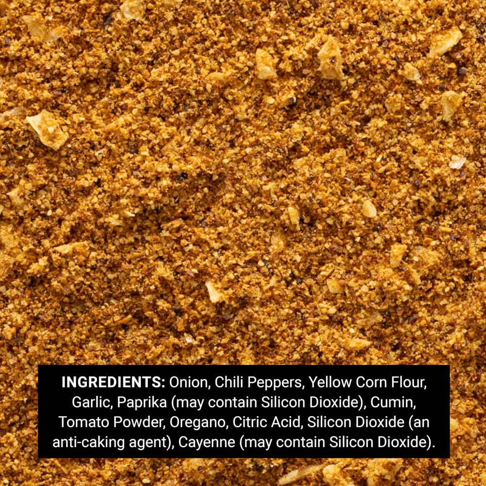 Frontier Co-op Salt-Free Taco Seasoning jar highlighting kosher-certified, authentic flavor.