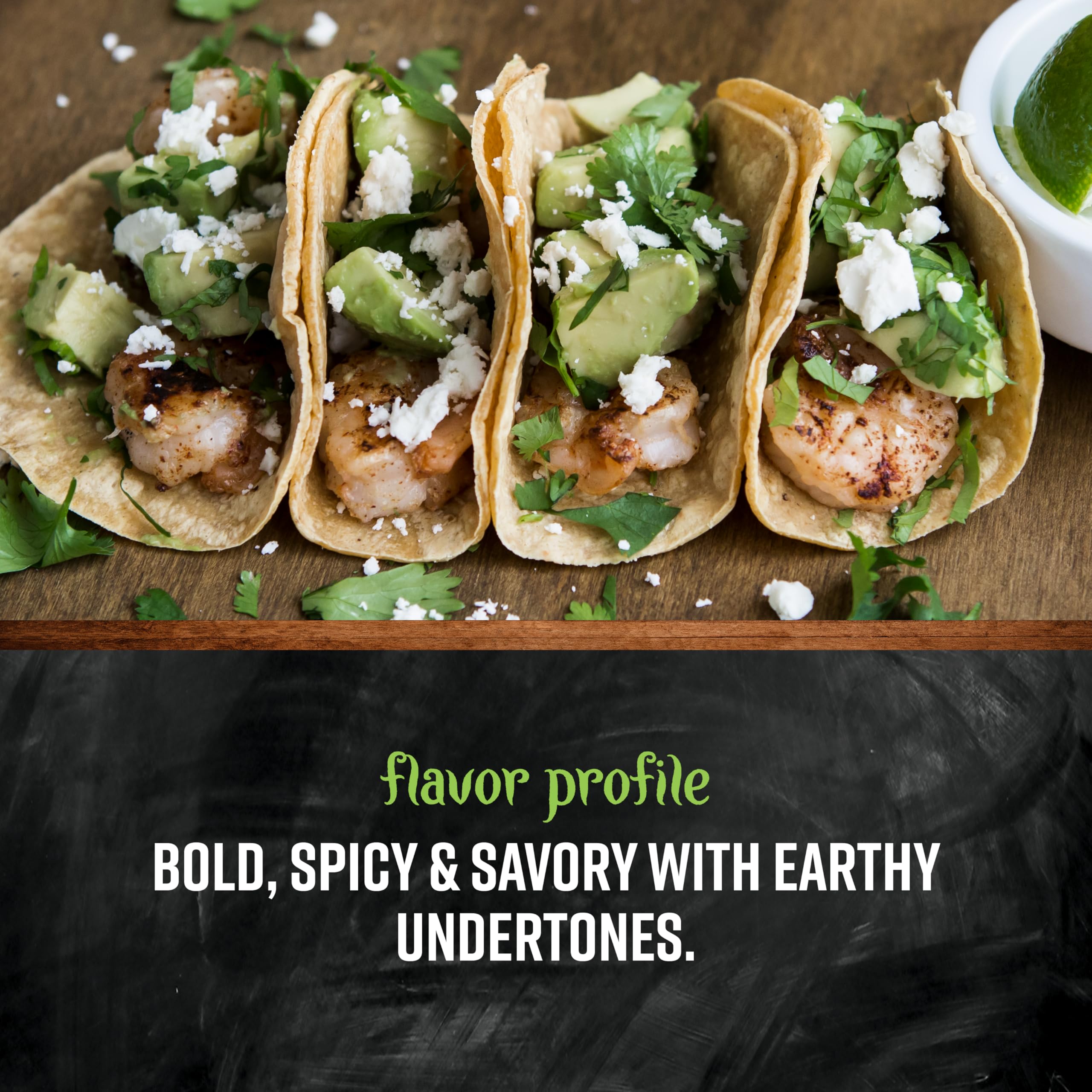 Salt-Free Taco Seasoning used as a meat rub from Frontier Co-op for grilling.