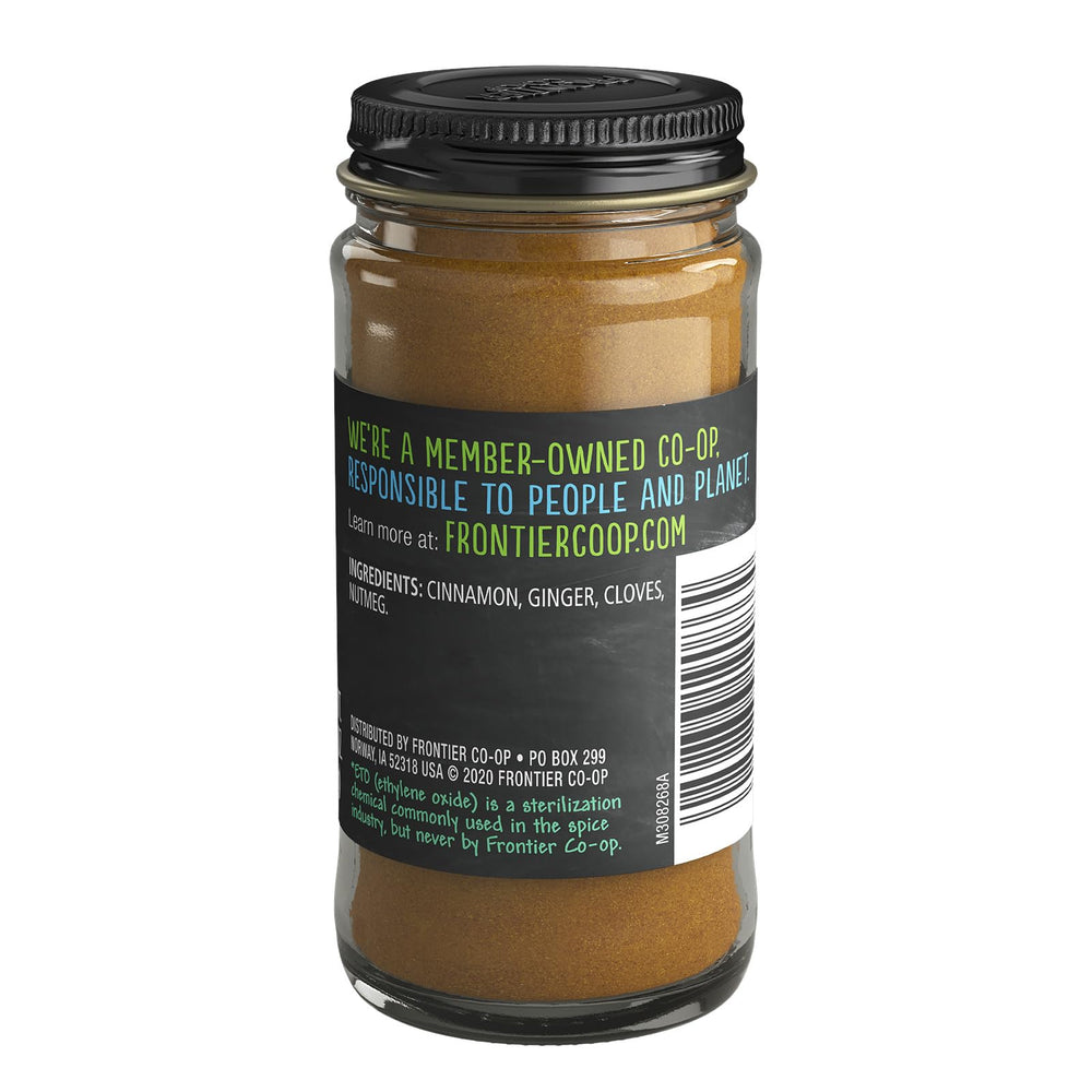 Frontier Spice Pumpkin Pie dust close-up showing versatile seasoning for pies, desserts, and savory dishes.