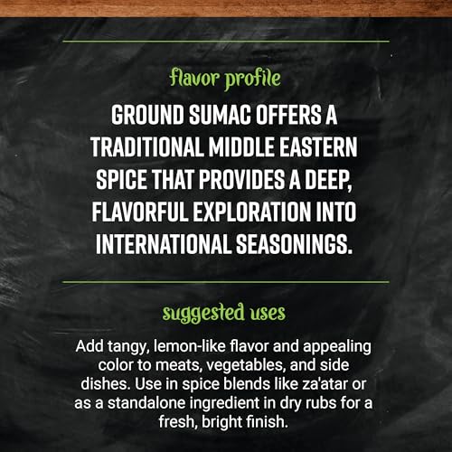 Sprinkling Frontier Co-op Sumac ground over falafel and vegetables for zest.