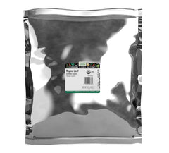 Frontier Co-op Organic Thyme Leaf bulk bag for marinades and roasted vegetables.
