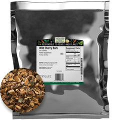 Frontier Co-op Wild Cherry Bark bulk bag, ready for tea blends and aromatic infusions.