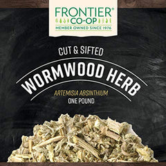Frontier Co-op wormwood cut and sifted, ideal for infusions.