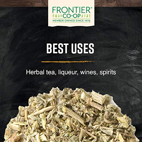 Frontier Co-op wormwood herb with Kosher, non-irradiated status.