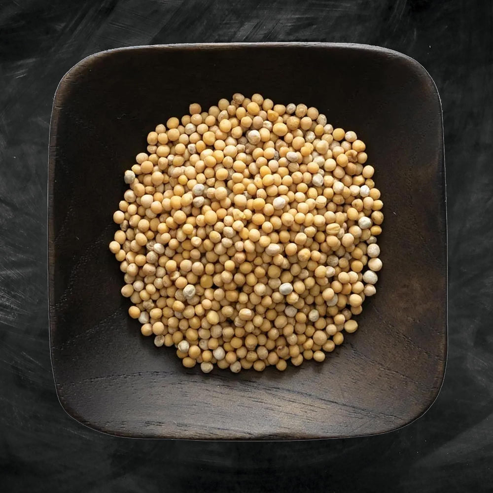Frontier Co-op Yellow Mustard Seeds great for pickling and tangy sauces.