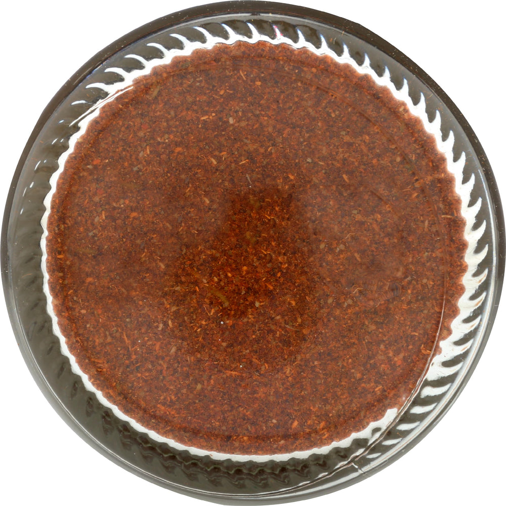 Frontier Co-op Cajun seasoning on a kitchen shelf ready to use.