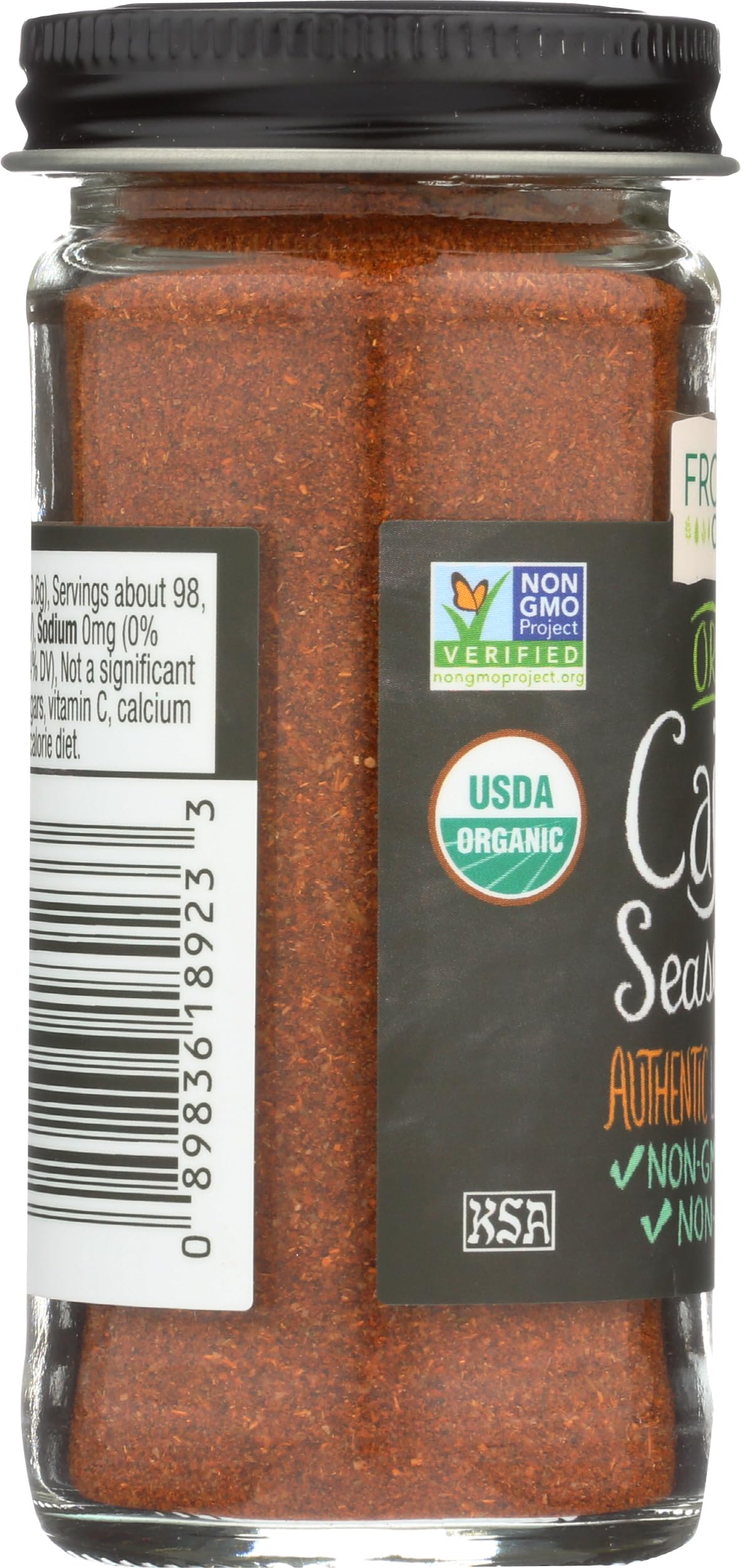 Frontier Co-op Cajun seasoning over jambalaya for authentic flavor.