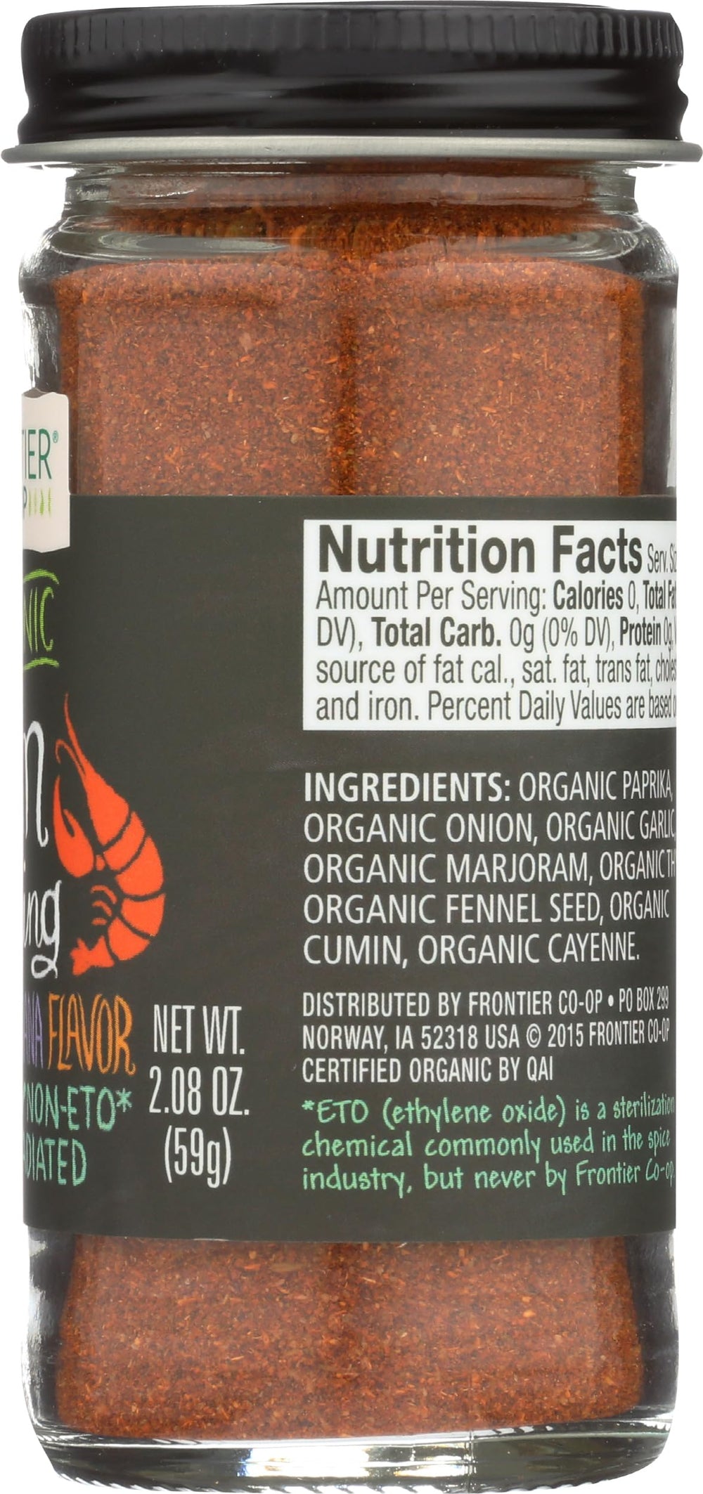 Frontier Co-op Cajun seasoning with rice and beans boosts flavor.