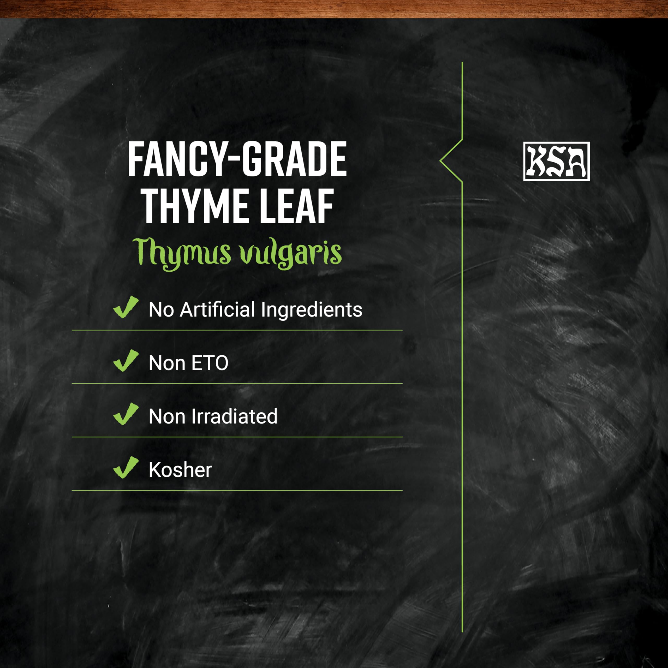 Frontier Co-op Thyme Leaf Kosher-certified, high-quality herb for pan sauces.