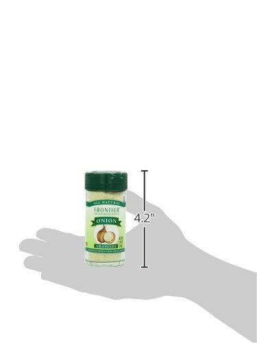 Frontier Onion Granules stored in pantry for easy access.