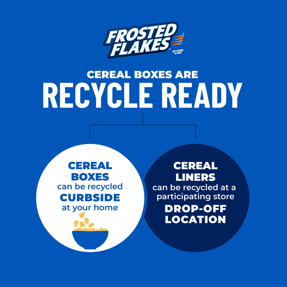 Frosted Flakes topping ice cream for a sweet crunch