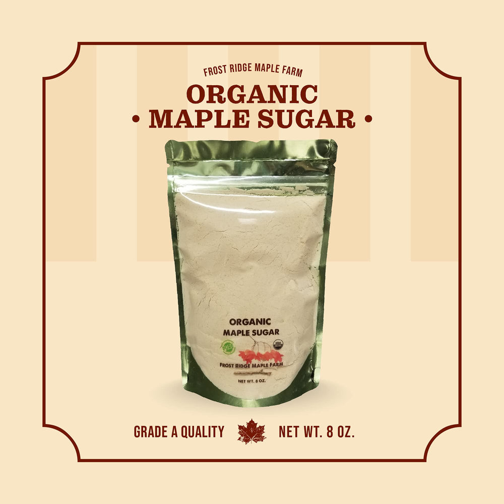 Frost Ridge Farm hand-packed maple sugar for freshness and farm-to-table flavor.