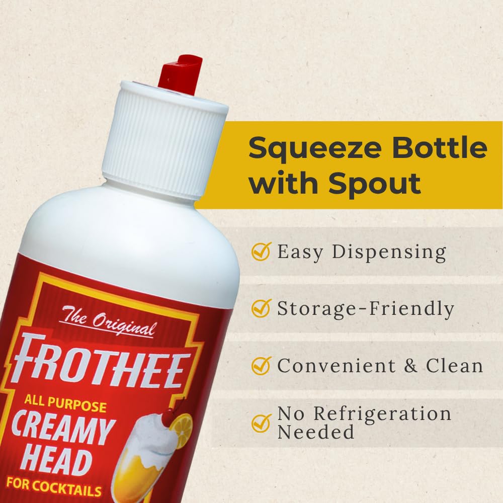FROTHEE gluten-free foam topper adds dessert-like head without allergens.