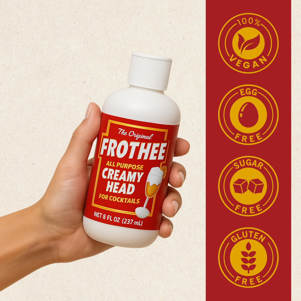 FROTHEE 60 years of mixology expertise enhances at-home drinks.
