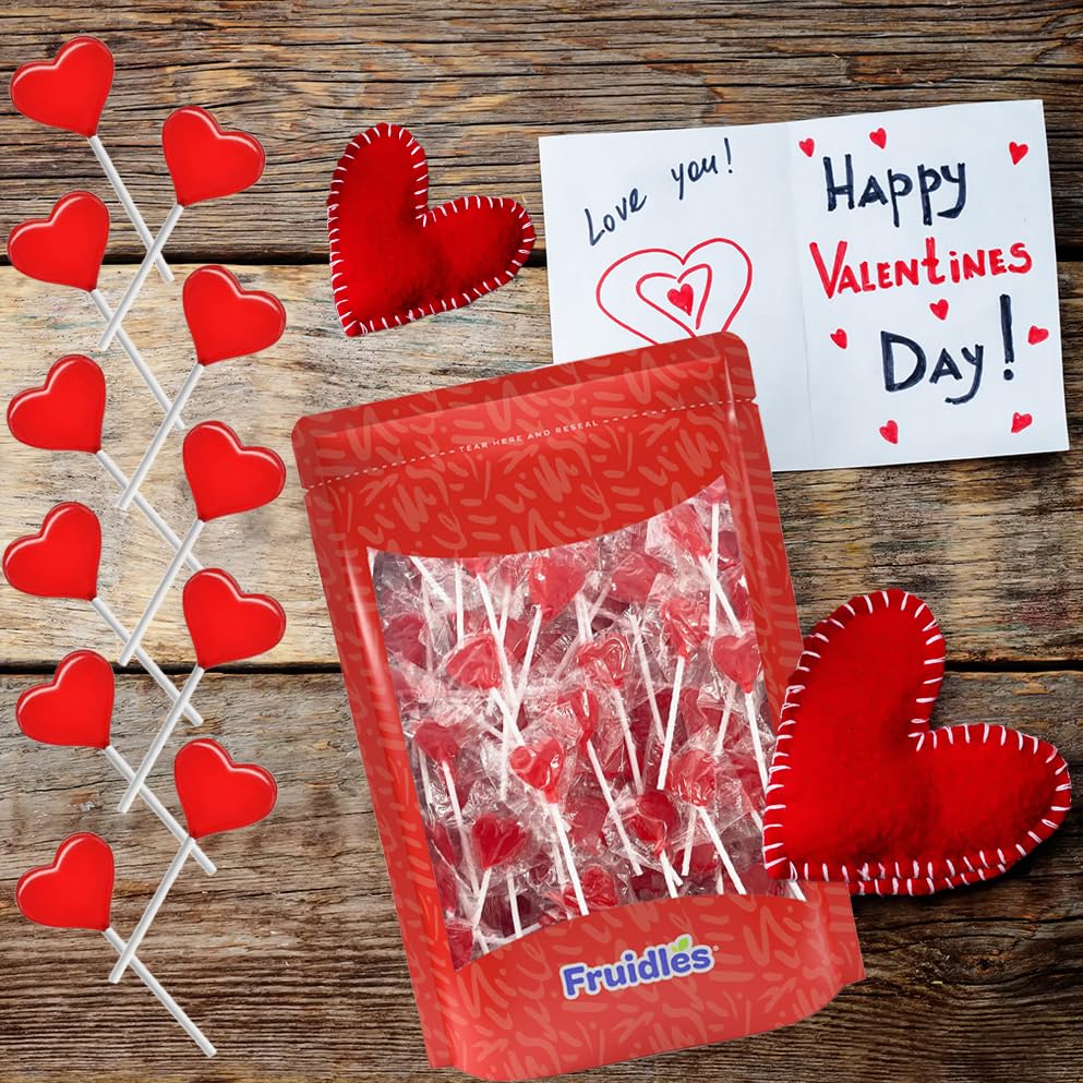 Fruidles 1lb bag supplies plenty of sharing-friendly strawberry hearts.