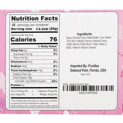 Fruidles 80g giant lollipop, individually wrapped for easy sharing.