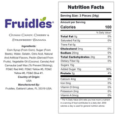 Fruidles allergy-friendly gummies ideal for lunch boxes and everyday treats.