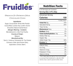 Fruidles Belgian milk chocolate coins are nut free and ready for inclusive treats