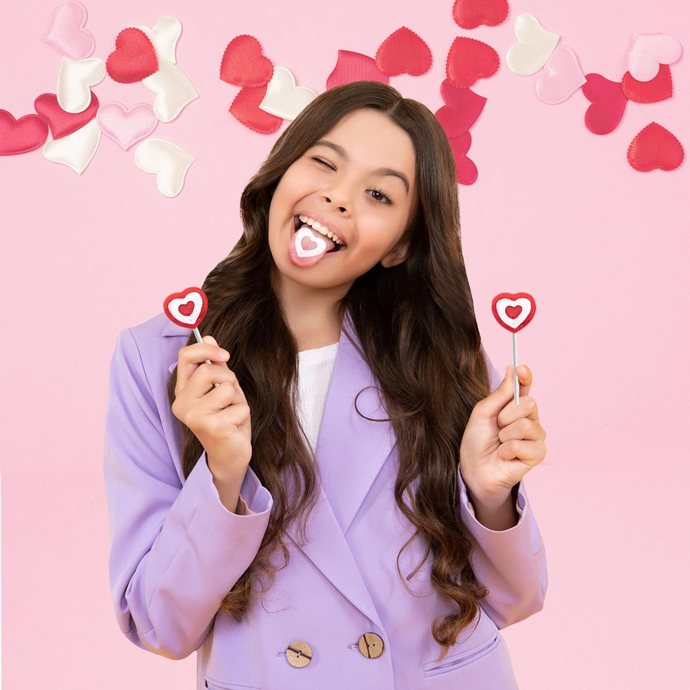 Individually wrapped lollipops fit in bags, cards, and pockets.