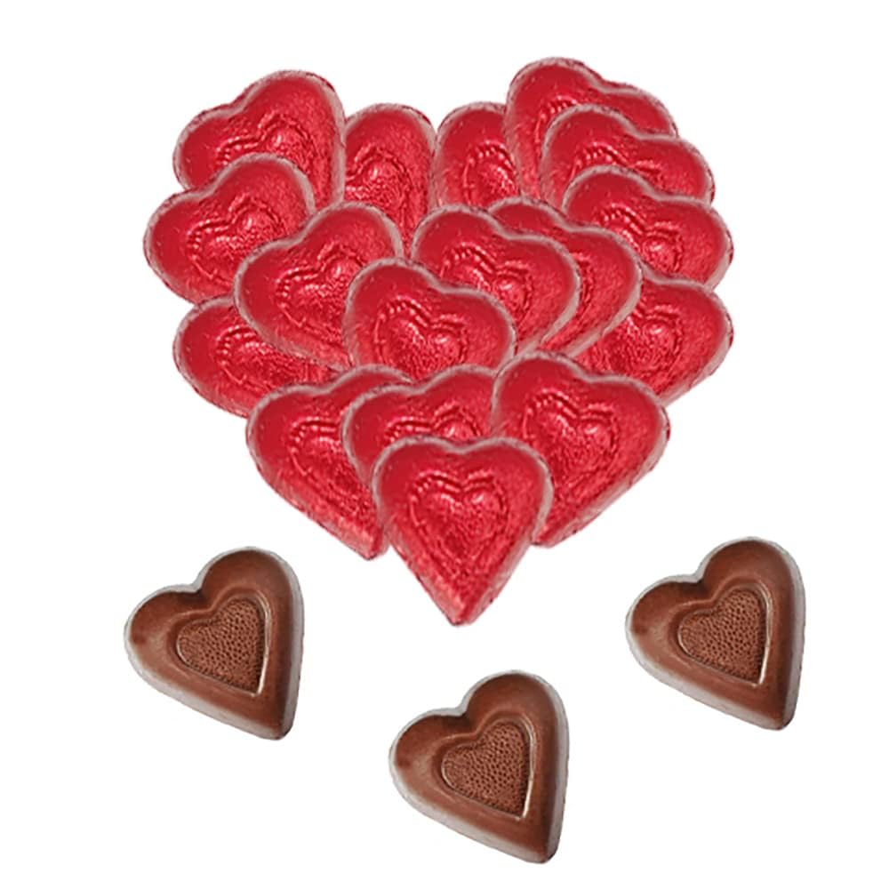 Fruidles half-pound pack chocolate hearts with generous portions