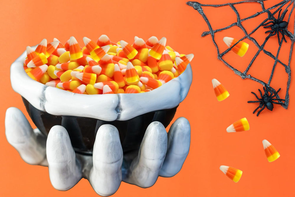 Fruidles Candy Corn Treats take-to-go packaging for on-the-go snacking.