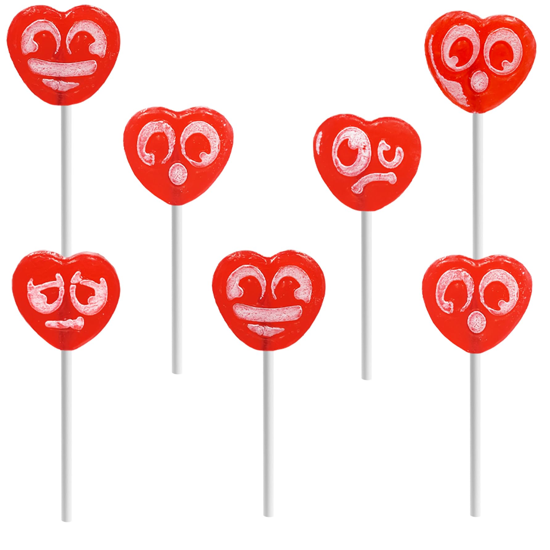 Fruidles heart shaped lollipops in gift packaging for celebrations