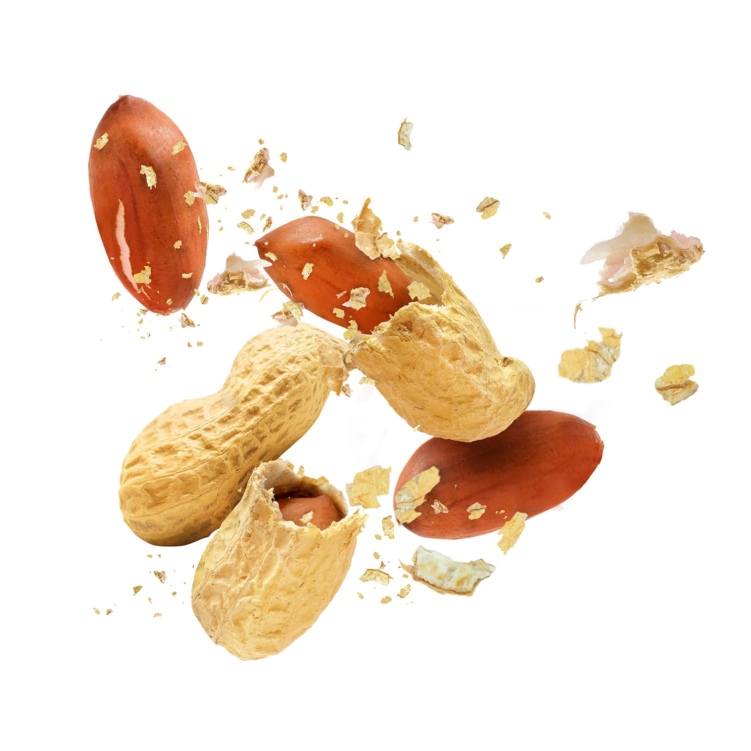 Fruidles peanuts in shell boiling setup for flavorful results.