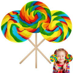 Fruidles rainbow swirl lollipops 4-inch pack3 ready for party favors and gifting