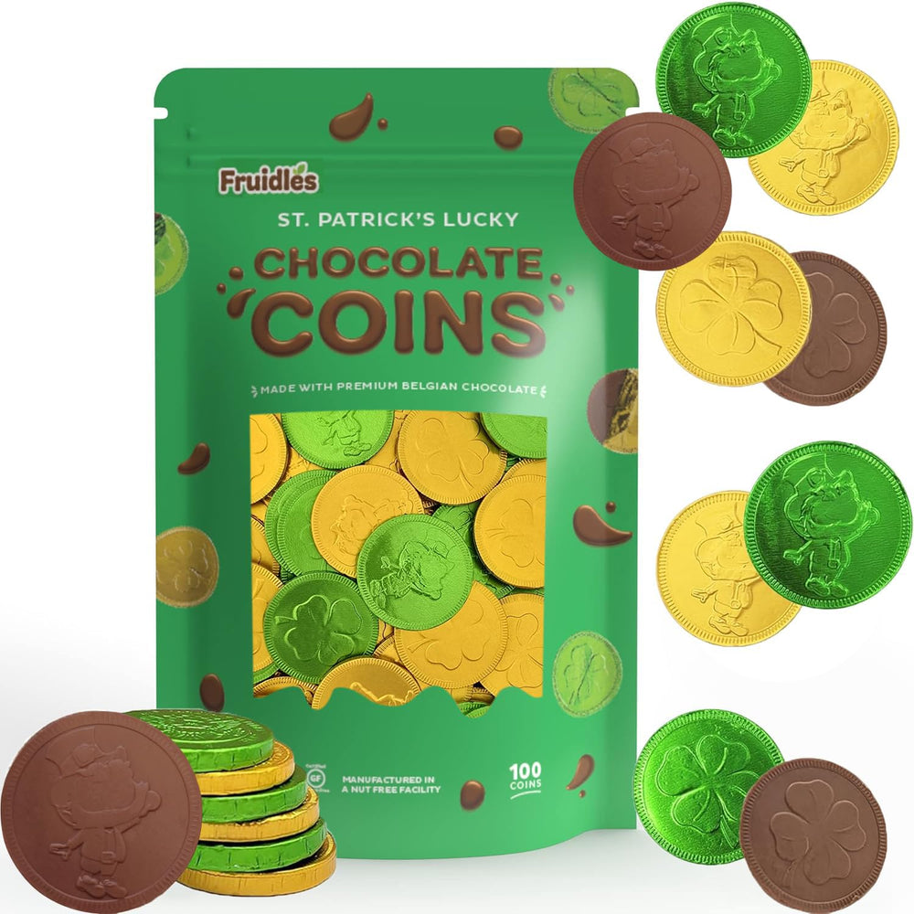 Fruidles resealable bag keeps Belgian coins fresh and easy to portion