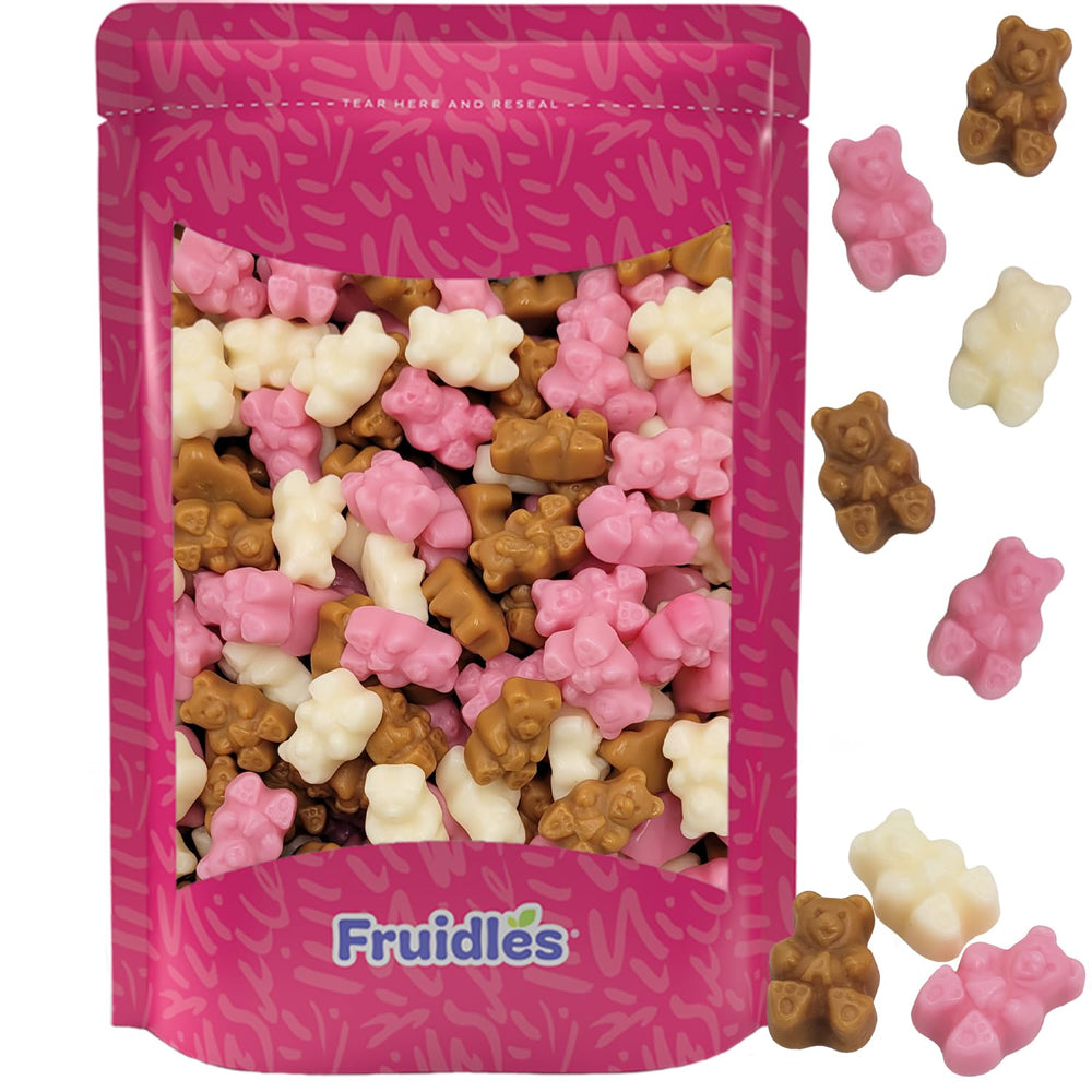 Fruidles Teddy Love Gummi Bears Watermelon for playful snacking and sharing.