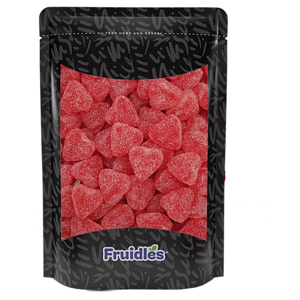 Fruidles Cherry Hearts Jelly bag ready for on-the-go snacking and sharing.