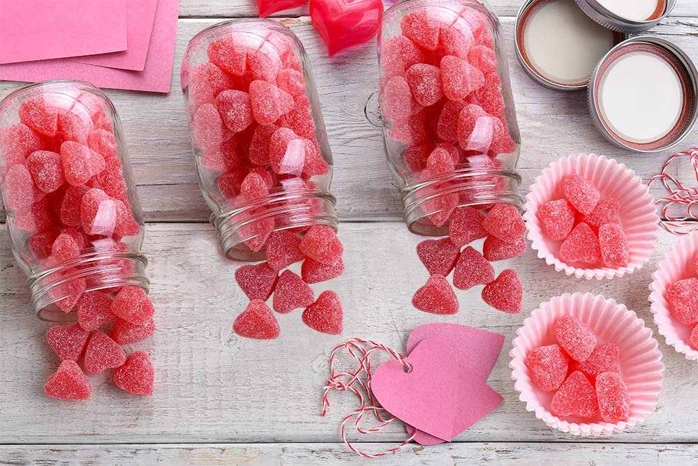Fruidles Cherry Hearts Jelly party-favor arrangement for celebrations.