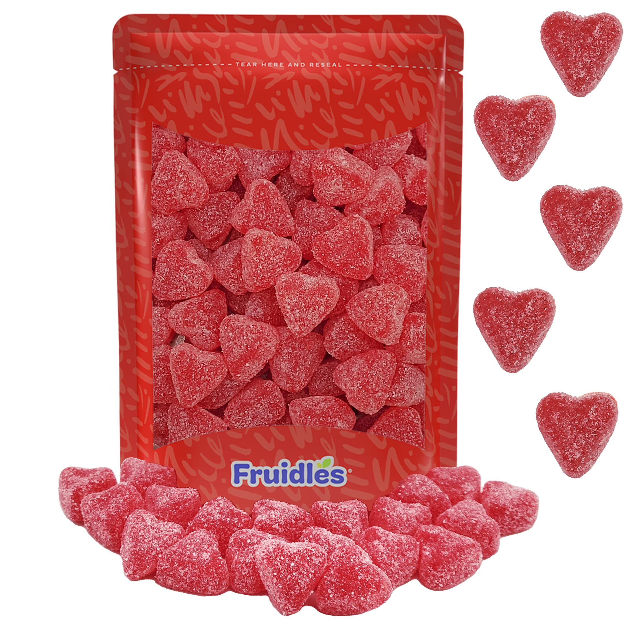 Fruidles Cherry Hearts Jelly served as a colorful party treat.