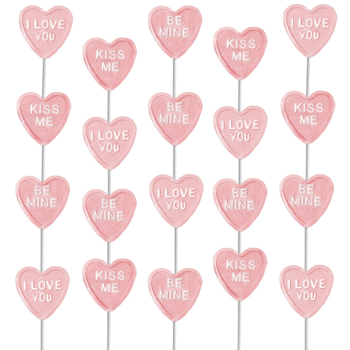 Fruidles Kiss Me heart lollipop; a romantic gift idea.