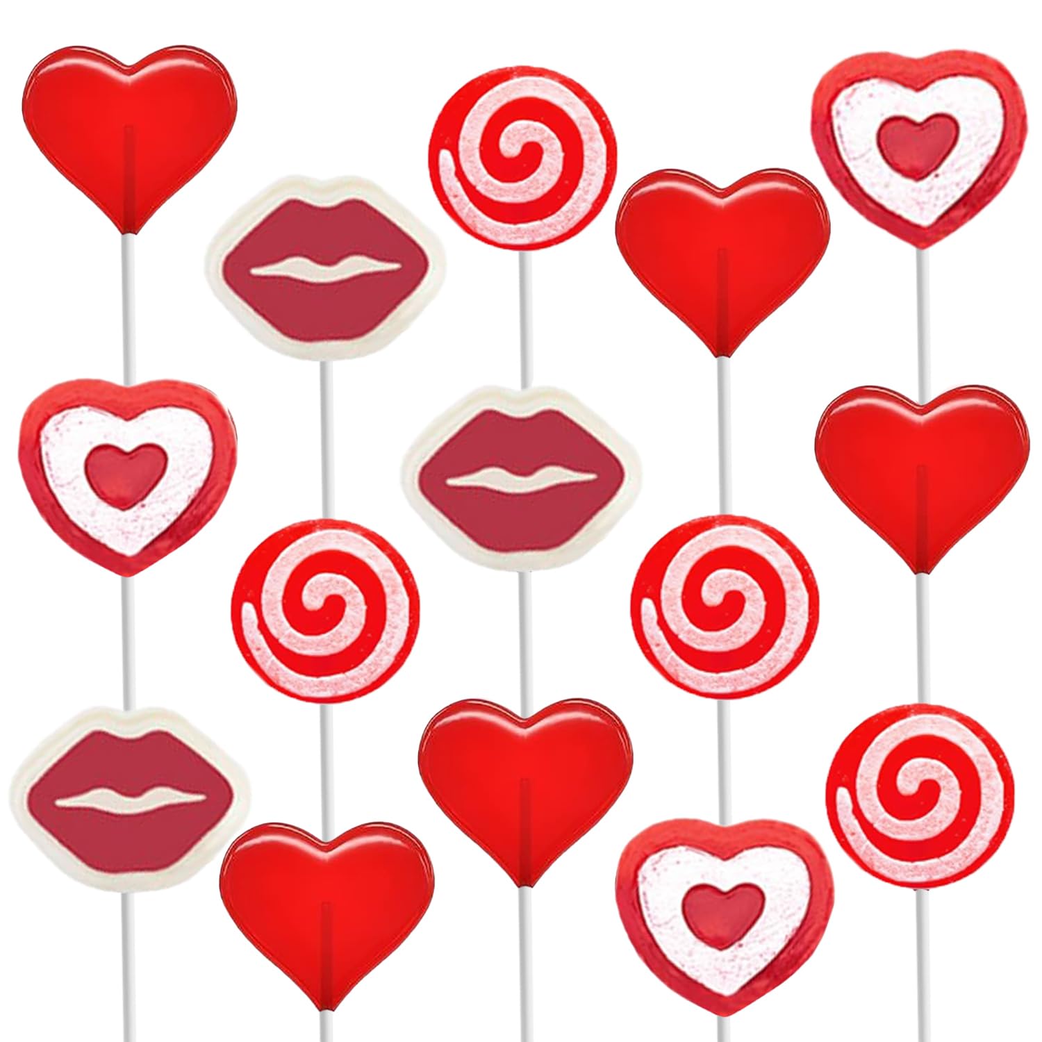 Fruidles Valentine heart lollipop shown as a gift-ready treat for romantic gifting