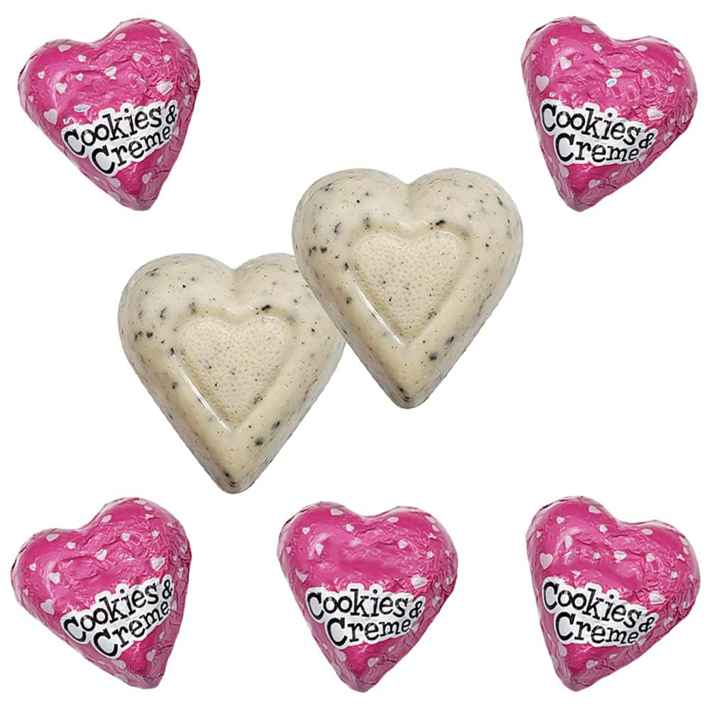 Fruidles Valentine Milky Cookies Cream Hearts in resealable packaging to keep freshness.