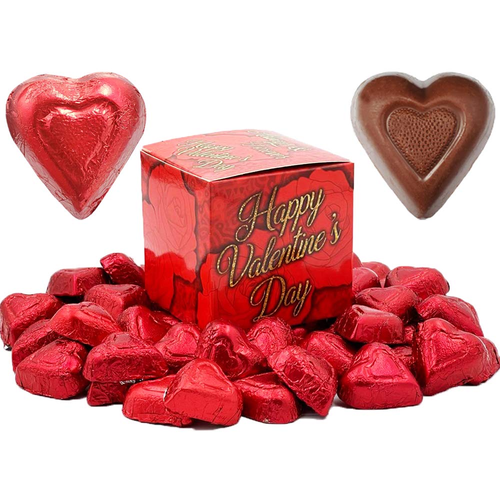 Fruidles Valentine milk chocolate hearts for gifting and party fun