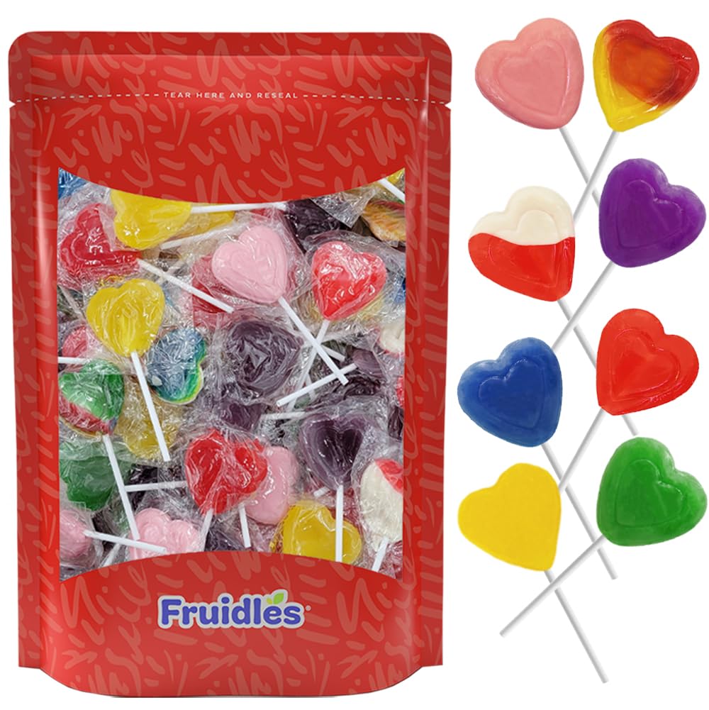 Fruidles yellow heart lollipop brings bright sweetness to celebrations