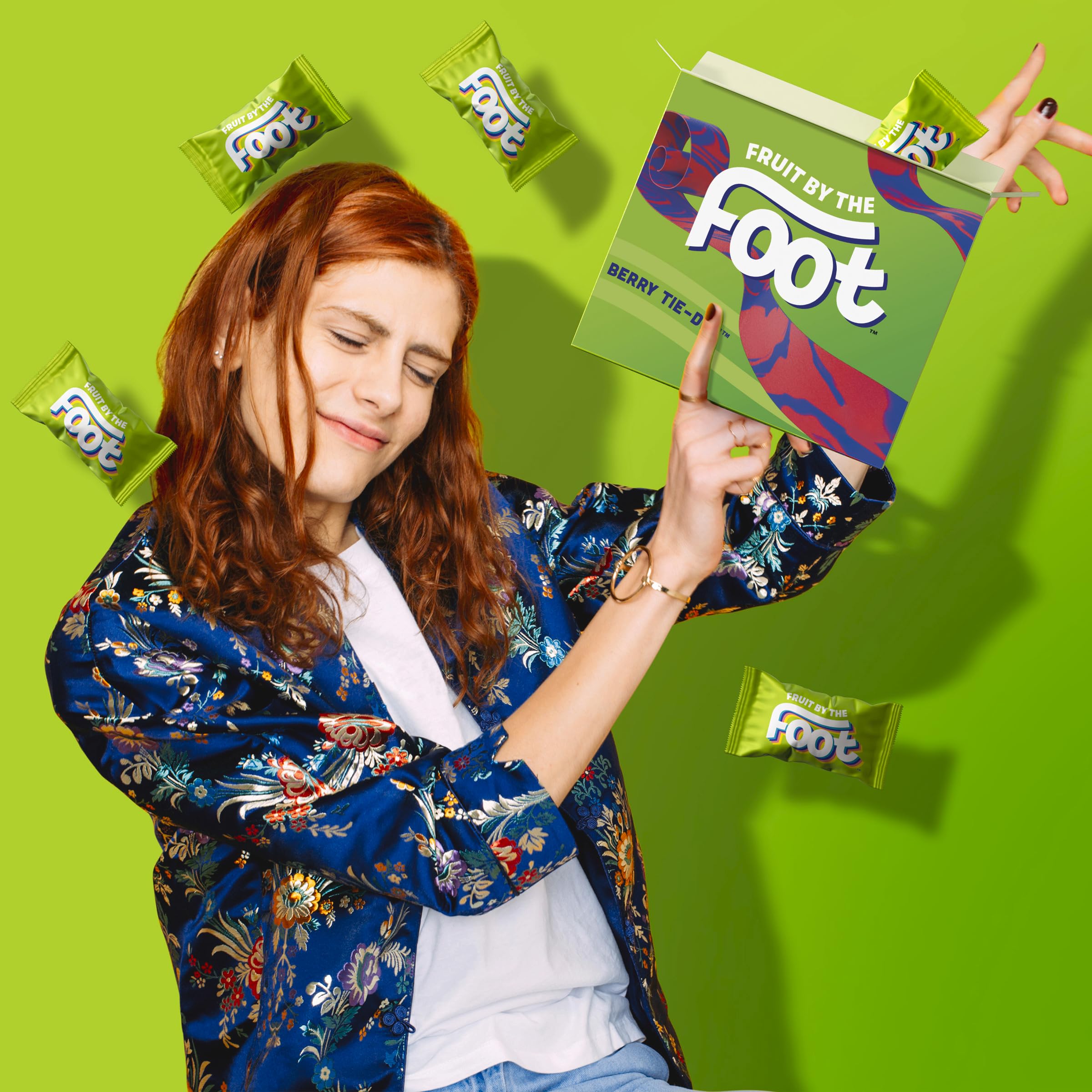 Fruit by the Foot Berry Tie-Dye packaging adds pantry-friendly snack option.