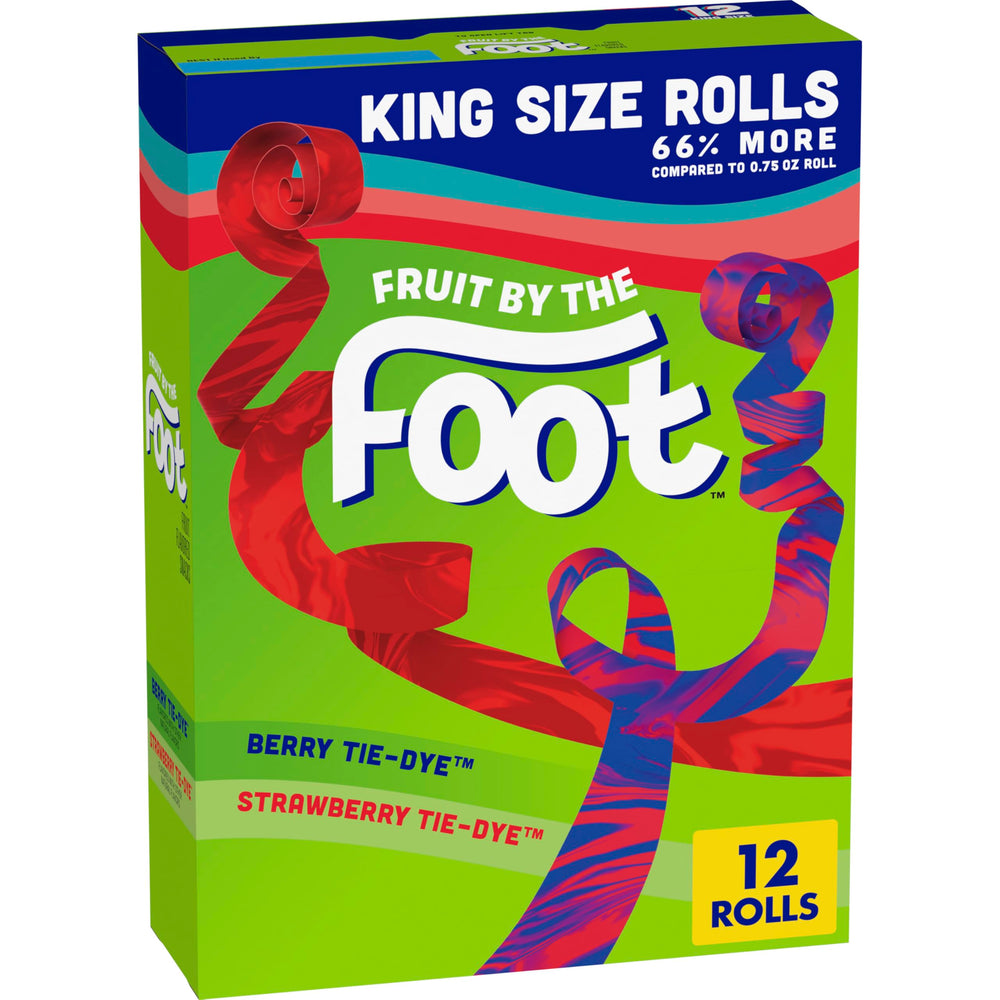 Fruit by the Foot Berry Tie-Dye rolls for lunch boxes and quick fruity snacking