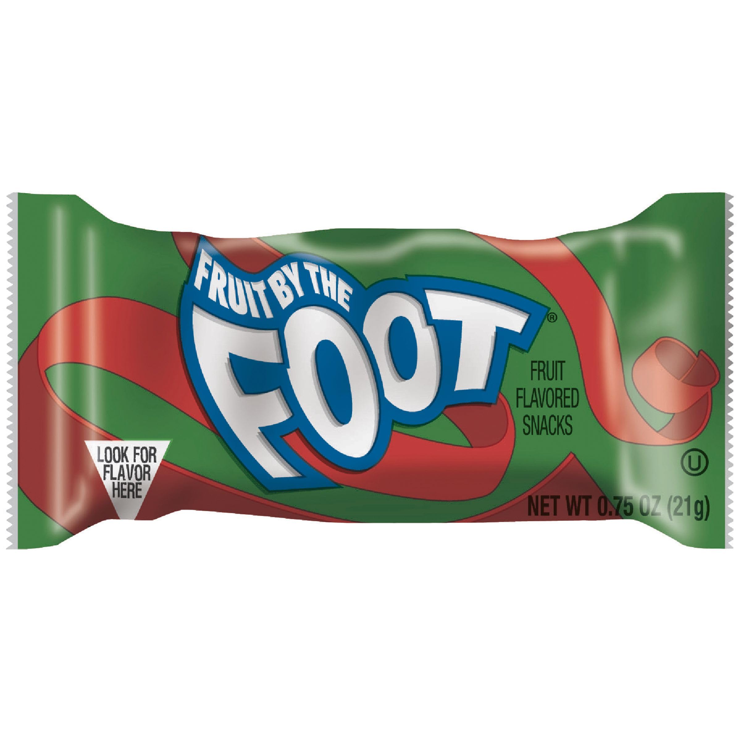 Fruit by the Foot kid-friendly snack roll shown in a colorful display promotes playful eating