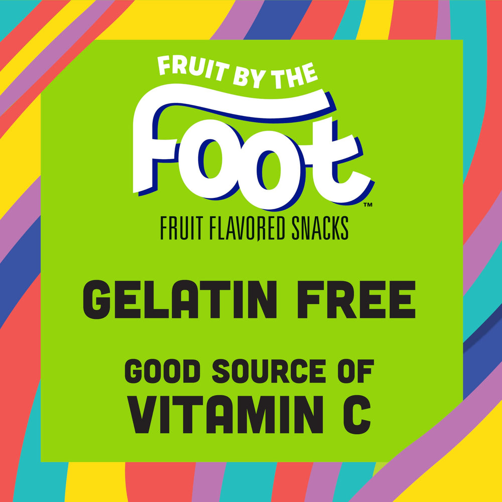 Fruit by the Foot gluten-free label — flavorful, gelatin-free option for kids.