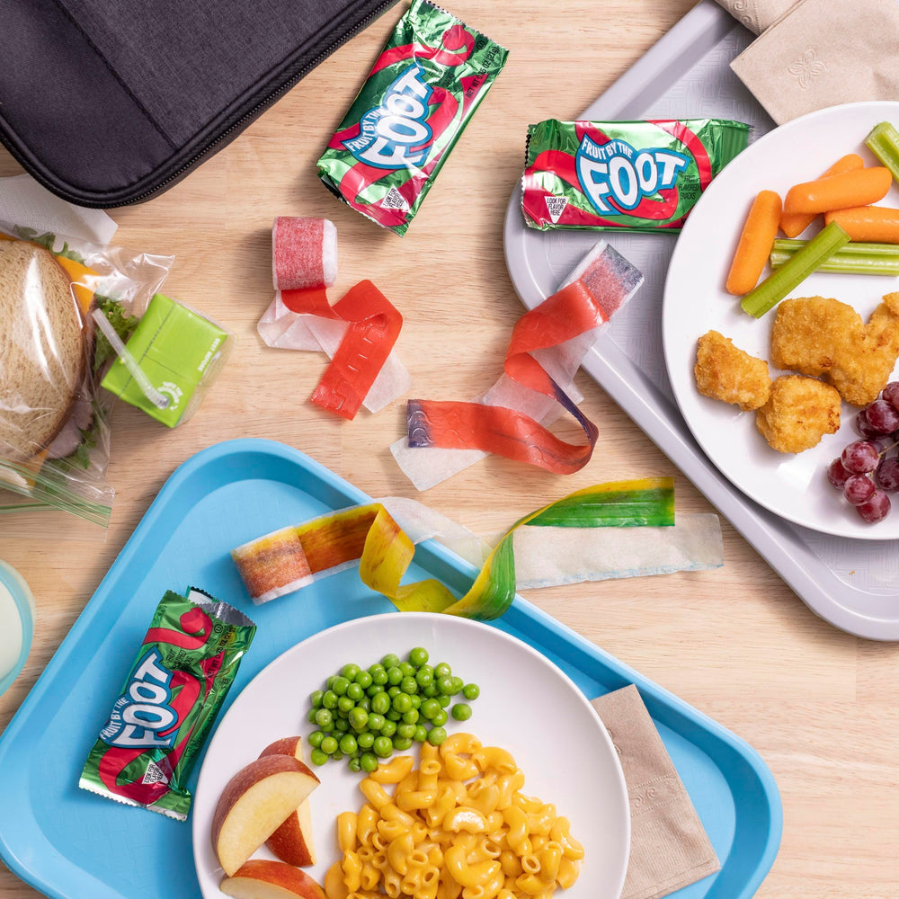 Fruit by the Foot gluten-and-gelatin-free badge on packaging communicates suitability for various diets