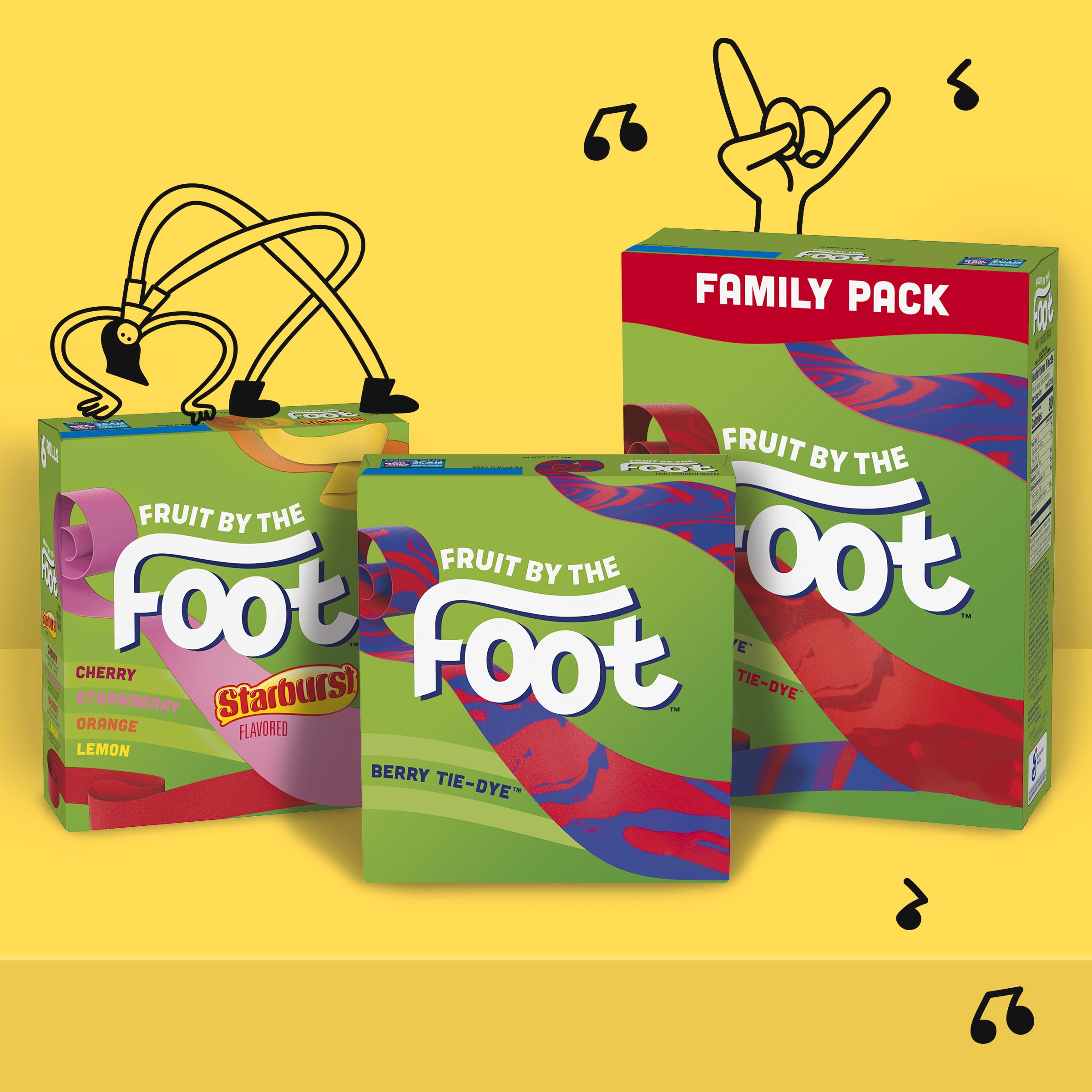 Fruit by the Foot pack of eight boxes for sharing.
