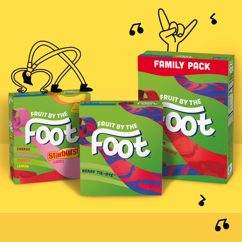 Fruit by the Foot pack of eight boxes for sharing.